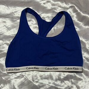 Calvin Klein Blue Sports Bra